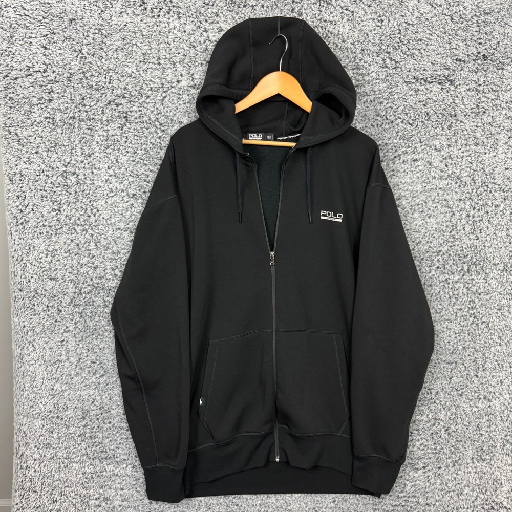 Polo by Ralph Lauren Black Zip-Up Hoodie - Picture 2 of 12